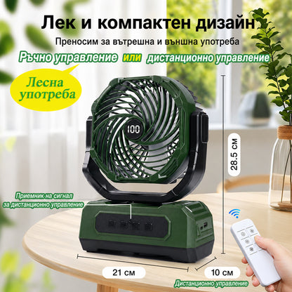 Вентилатор PA1567 + батерия и дистанционно